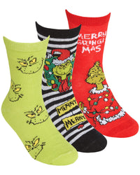 6 Pairs Grinch Christmas Socks