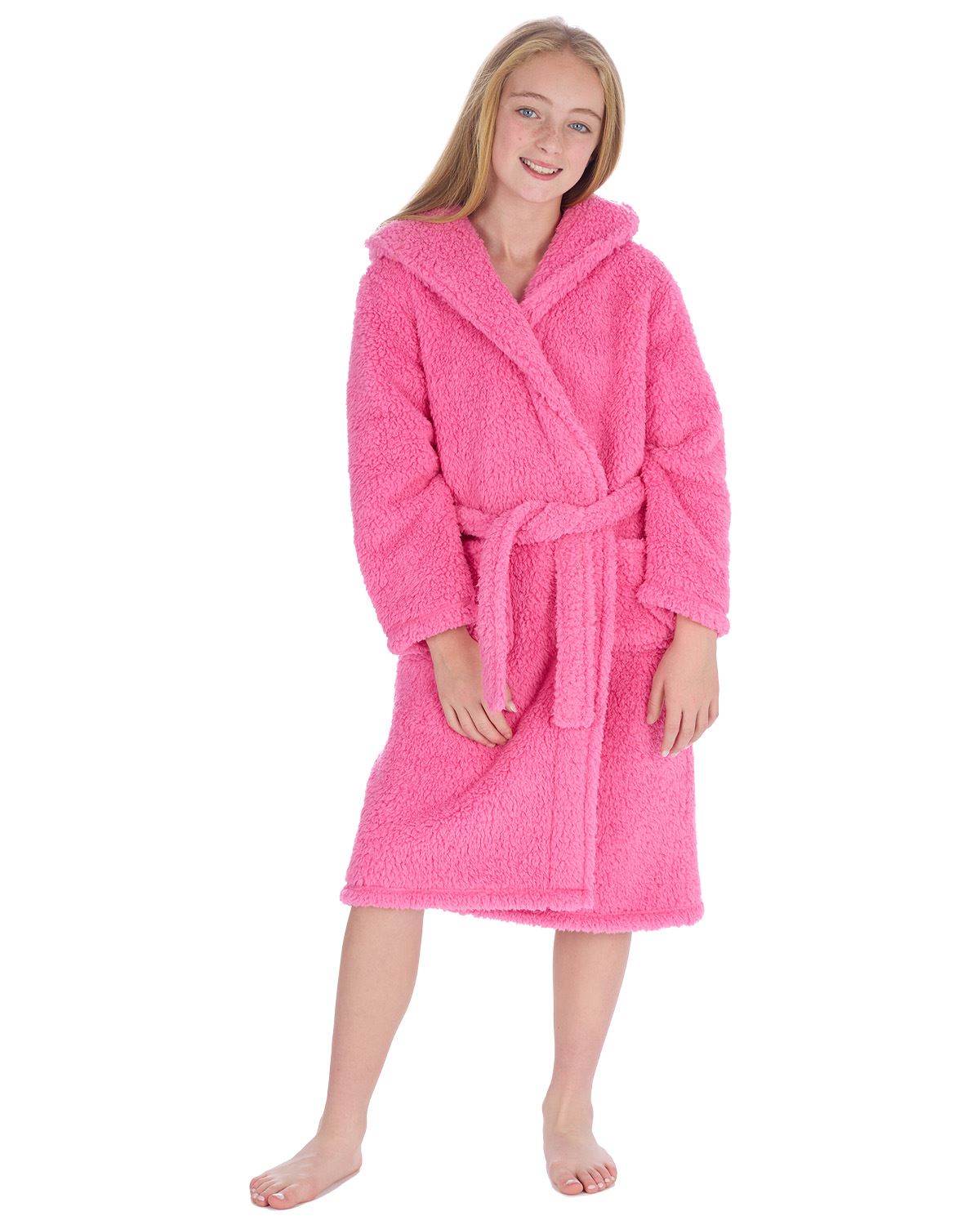 Huggable Girls Borg Hooded Robe