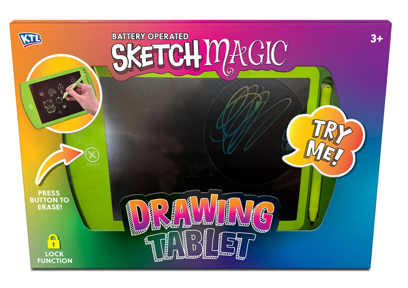 KIDS Magic LCD Drawing Tablet Battery Operated Sketch Board for Kids