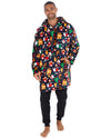 Huggable Unisex Christmas Print Oversized Hoodie