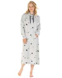 La Marquise Starry Days Cowl Neck Jersey Nightie