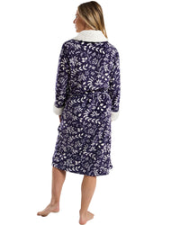 Marlon Womens Claudette Shawl Collar Robe