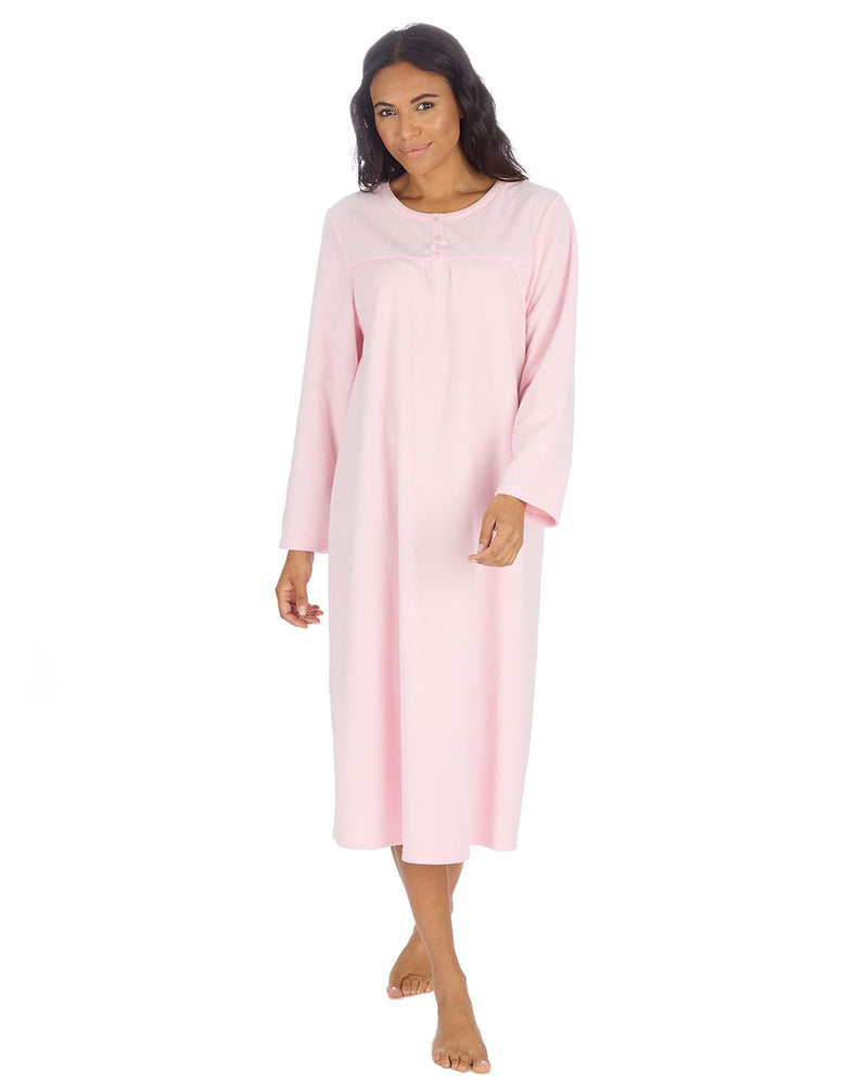 Countess Christie Womens Micro Fleece Long Sleeve Nightie