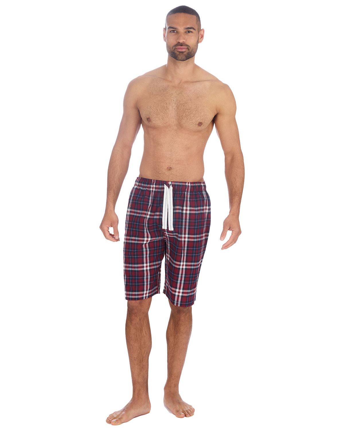 Cargo Bay Mens Check Lounge Shorts