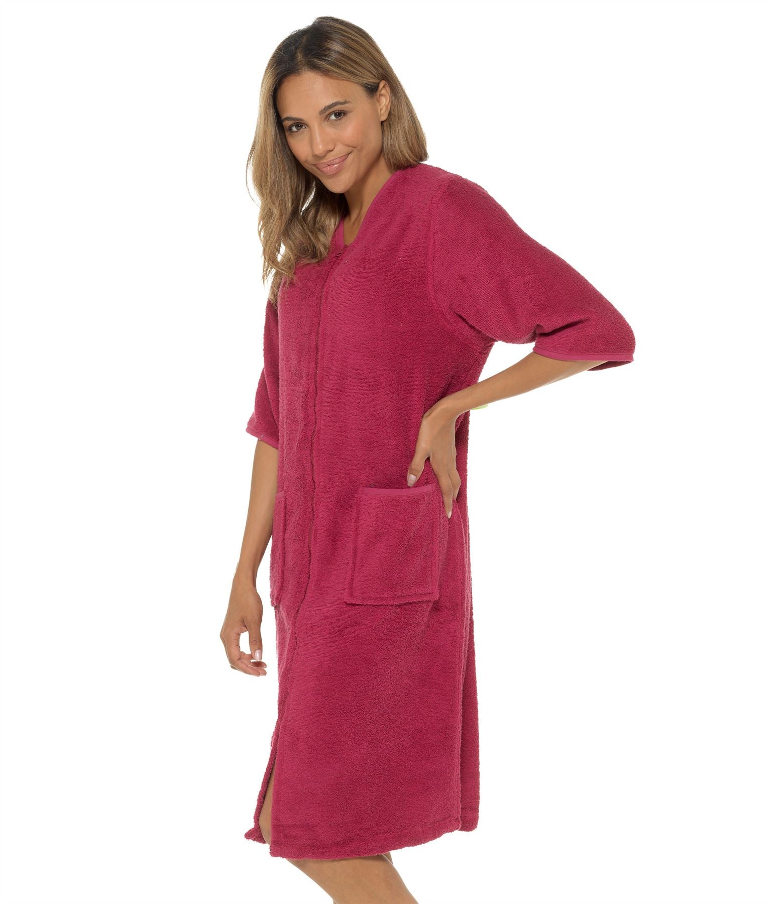 Undercover Womens Zip Up Towelling Dressing Gown โ Slumber Hut