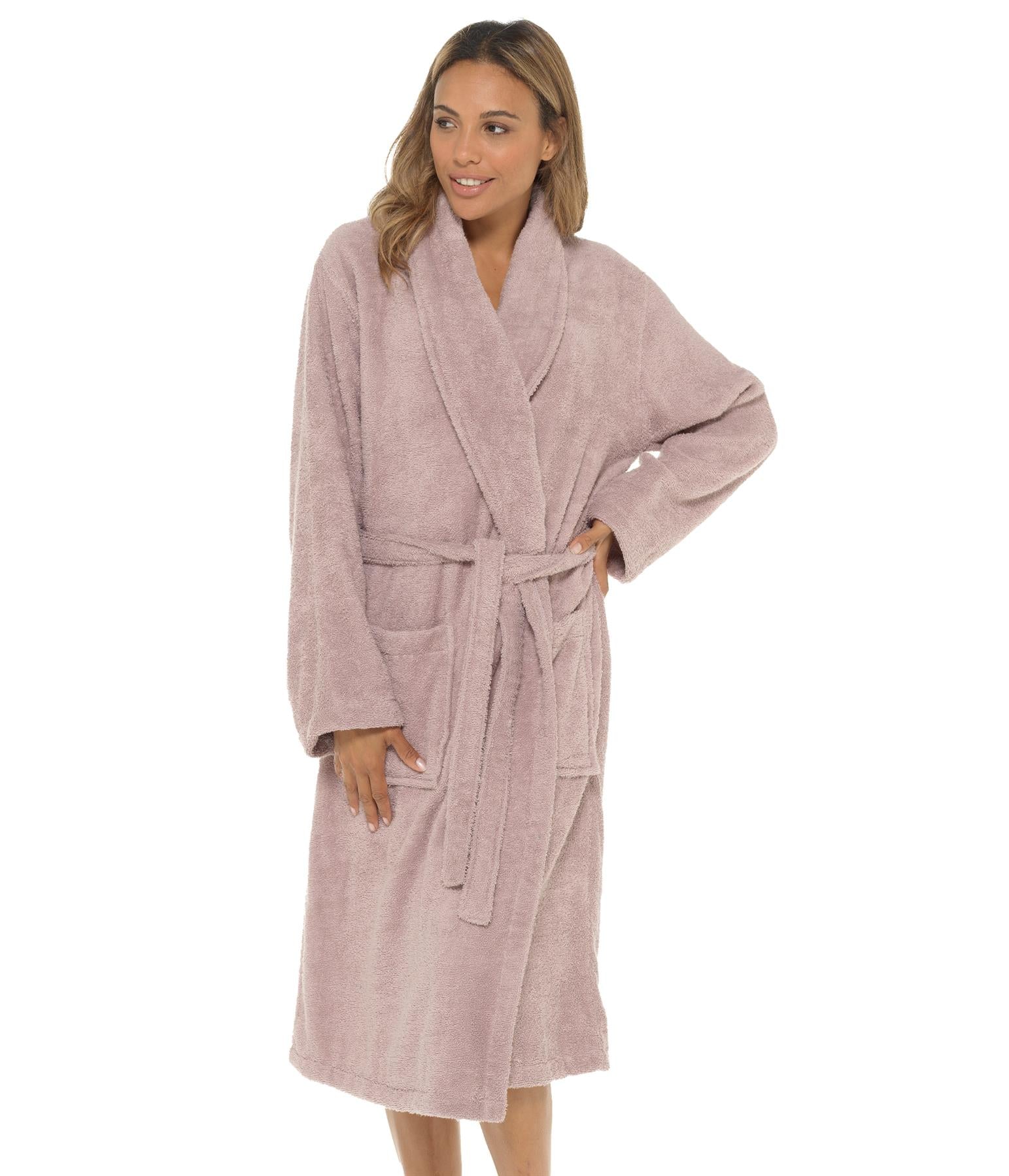 Slumber Hut Womens Wrap Towelling Dressing Gown