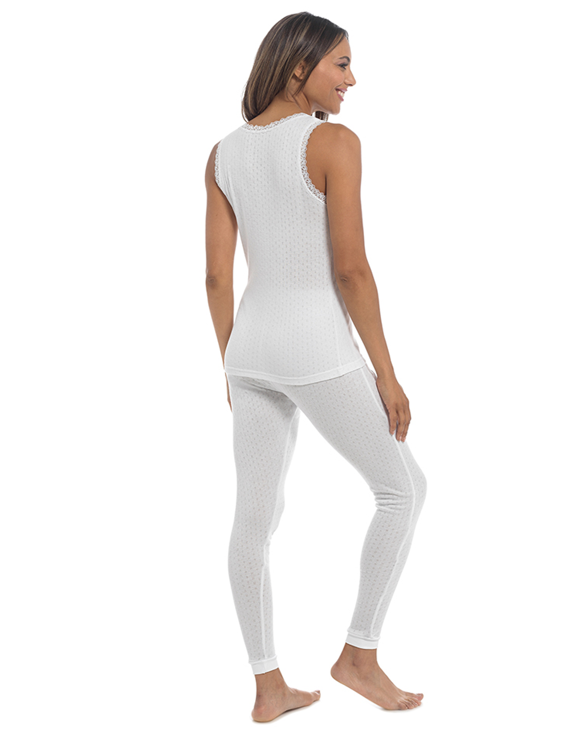 Heatguard Womens Pointelle Thermals - 2 Pack