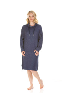 La Marquise Womens Lush Lounge Cloudknit Cowl Neck Nightie