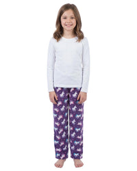Girls All Over Print Fleece Lounge Pants