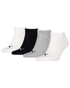 Puma Unisex 4 Pack Sneaker Socks