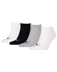 Puma Unisex 4 Pack Sneaker Socks