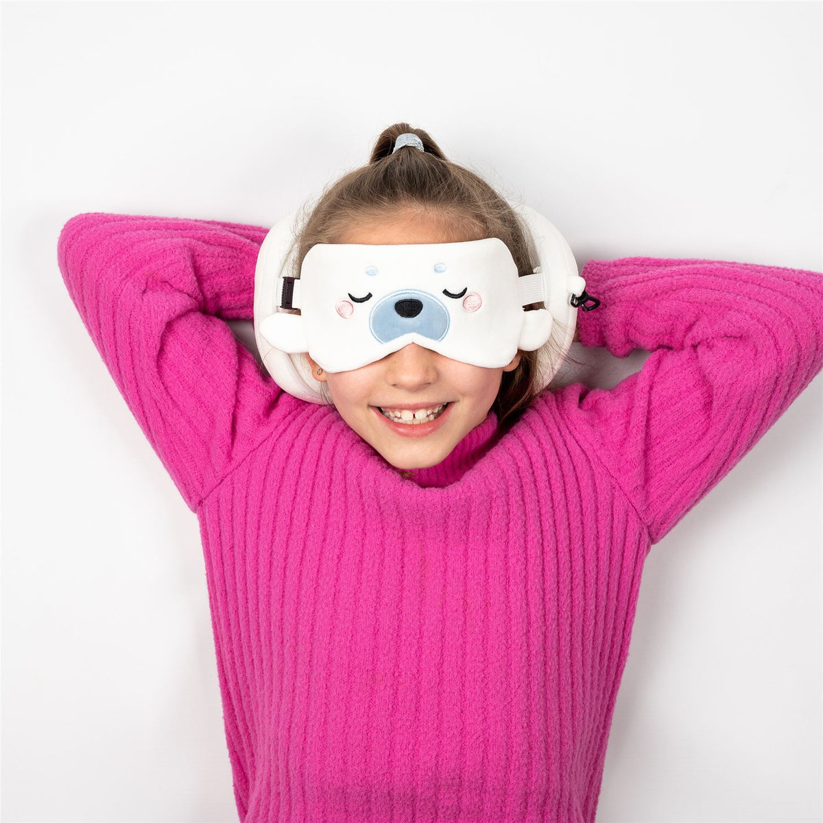 Relaxeazzz Kai the Seal Plush Travel Pillow & Eye Mask