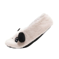 Womens Sherpa Lined Footie Slippers