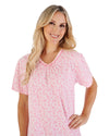 Slenderella Womens 38" Ditsy Floral Jersey Nightdress