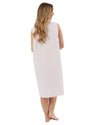 Marlon Womens Linear Floral 40" Sleeveless Button Nightie