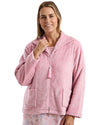 Marlon Womens Swirl Fleece Zip Bedjacket