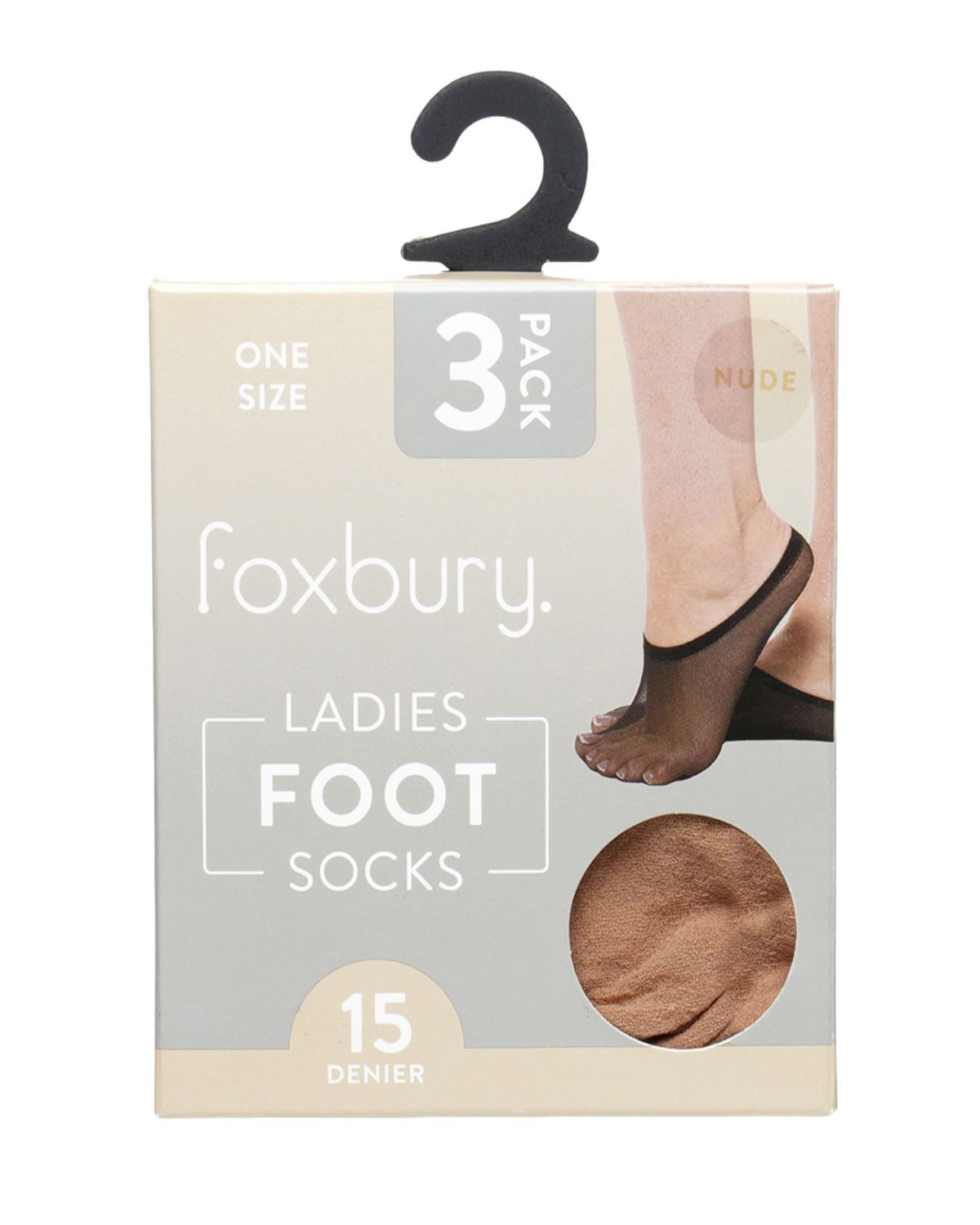 Foxbury Womens 9 Pack 15 Denier Footlet