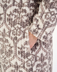 Slenderella Womens Printed Waffle Fleece Dressing Gown