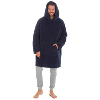 Huggable Mens Borg Fleece Oversized Hoodie