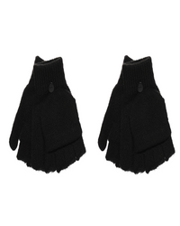 Foxbury Womens Convertible Fingerless Gloves - 2 Pack