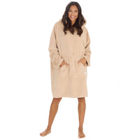 Huggable Adults Plain Oversized Fleece Hoodie