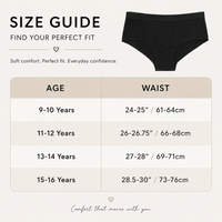 Girls 10 Pack Plain Black Short Knickers