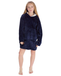 Huggable Kids Embossed Gamer Oversized Hoodie