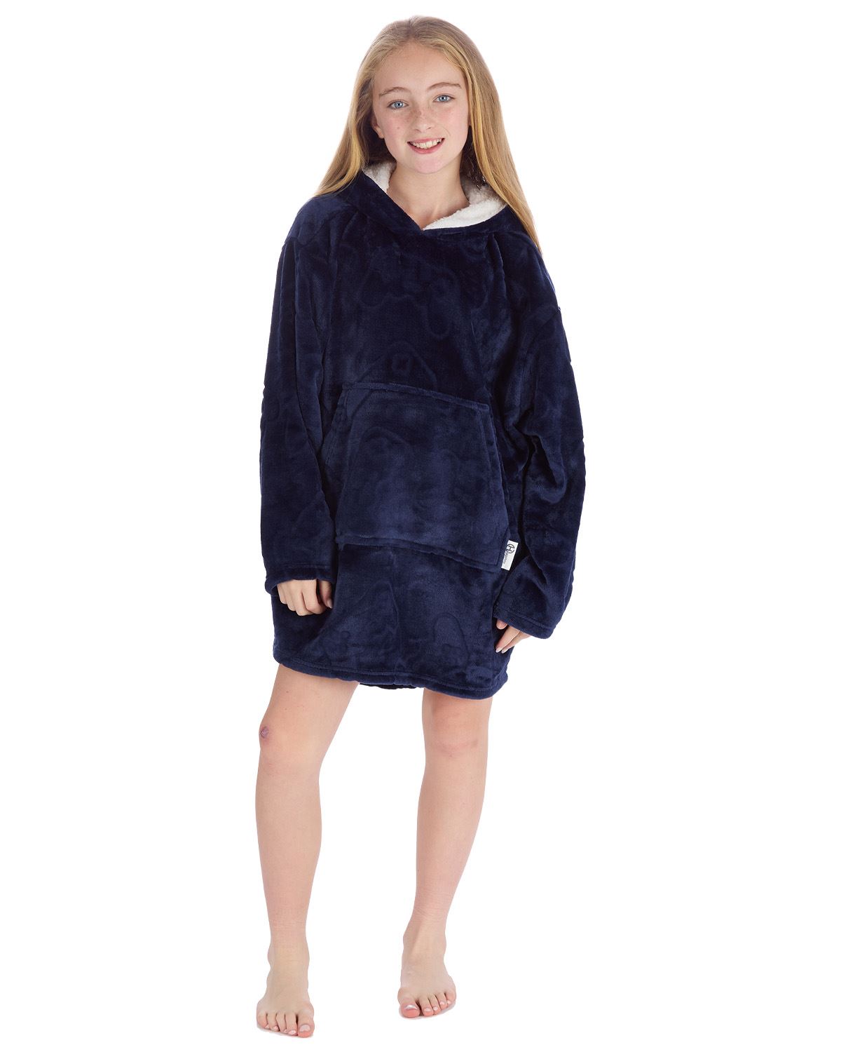 Huggable Kids Embossed Gamer Oversized Hoodie
