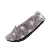 Womens Sherpa Lined Footie Slippers
