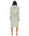 Huggable Womens Super Soft Flannel Fleece Hooded Robe