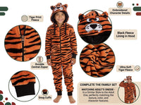 Kids Tiger Fleece Onesie