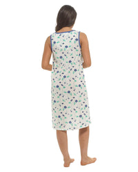 Slumber Hut Womens Sleeveless Floral Nightie