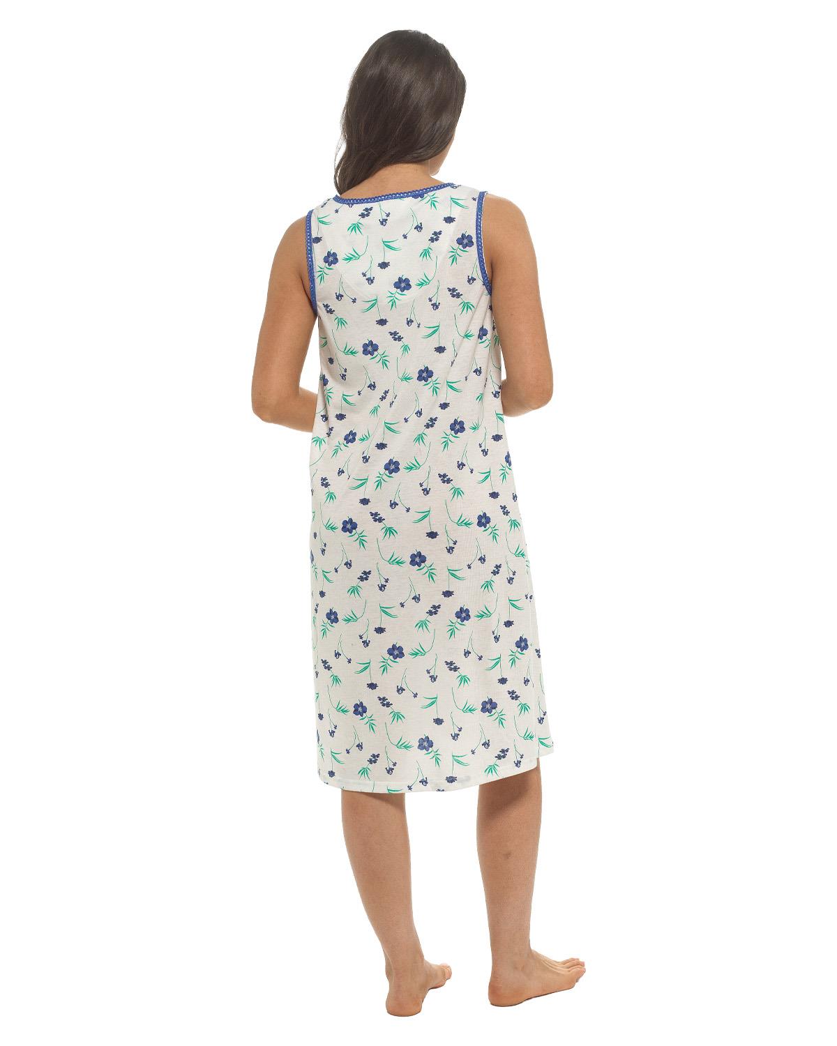 Slumber Hut Womens Sleeveless Floral Nightie