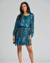 South Beach Womens Metallic Mini Dress