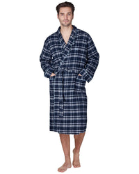 Haigman Mens Brushed Cotton Dressing Gown