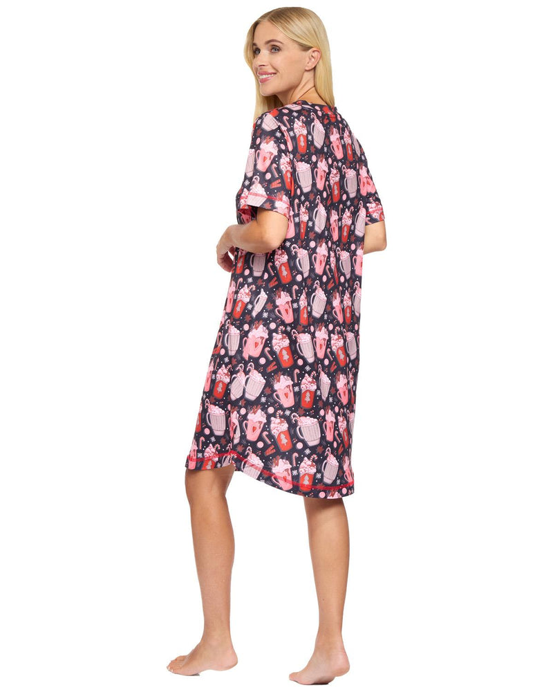 La Marquise Womens 'Cosy Wonders' Short Sleeve Nightie