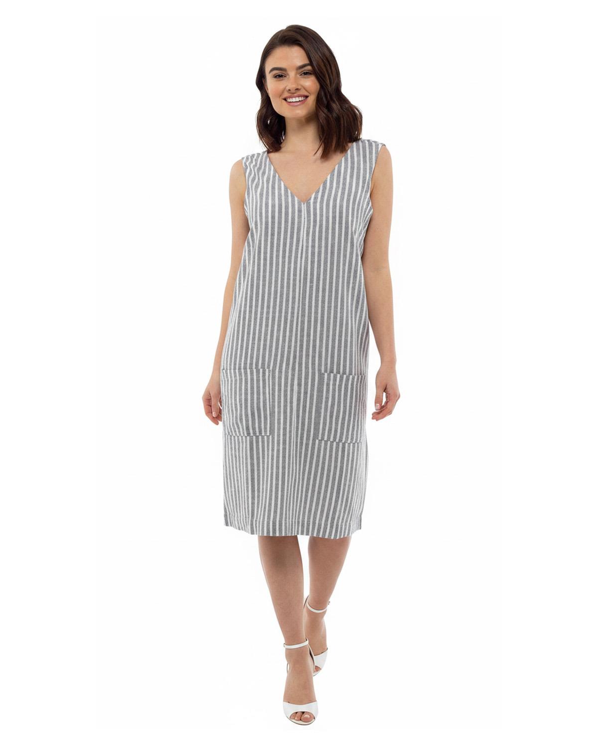 Indigo Roc Womens Linen Shift Dress