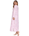 La Marquise Womens 'Floral Reflections' Long Sleeve Nightie