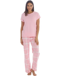 Forever Dreaming Womens Short Sleeve Tee & Long Cotton Pyjamas