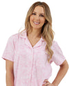 Marlon Womens Linear Floral Jersey Pyjamas