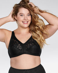 Naturana Womens Soft Cup Bra - Black