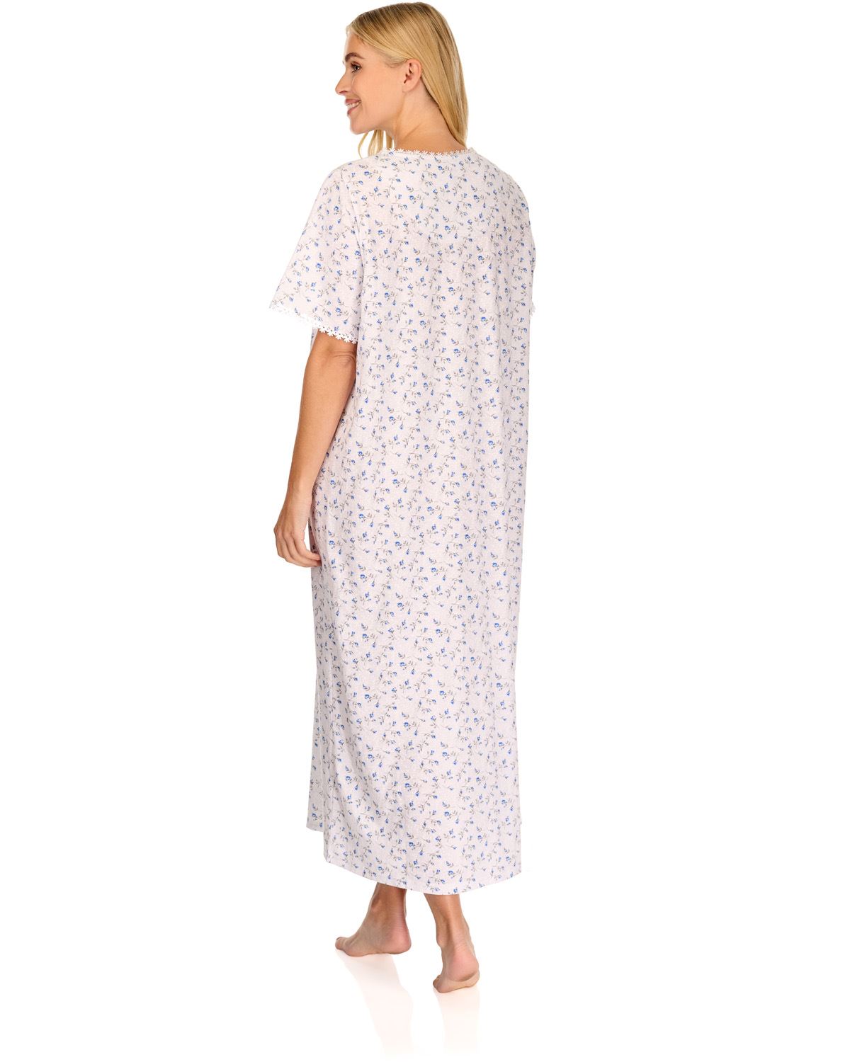 La Marquise Womens 'Velvet Rose' Short Sleeve Nightie