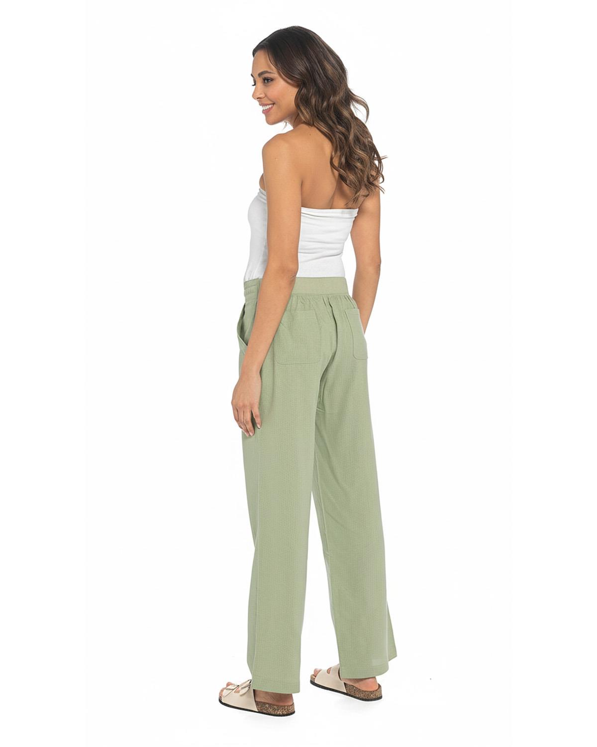 Indigo Roc Womens Linen Trousers