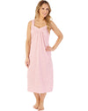 Slenderella Womens Leaf Print 44" Jersey Nightdress
