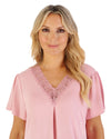 Gaspé Womens 40" Supersoft Short Sleeve Nightdress
