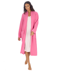 Slumber Hut Womens Zip Fleece Dressing Gown