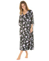 La Marquise Womans Silkyknit Floral Garden Kaftan