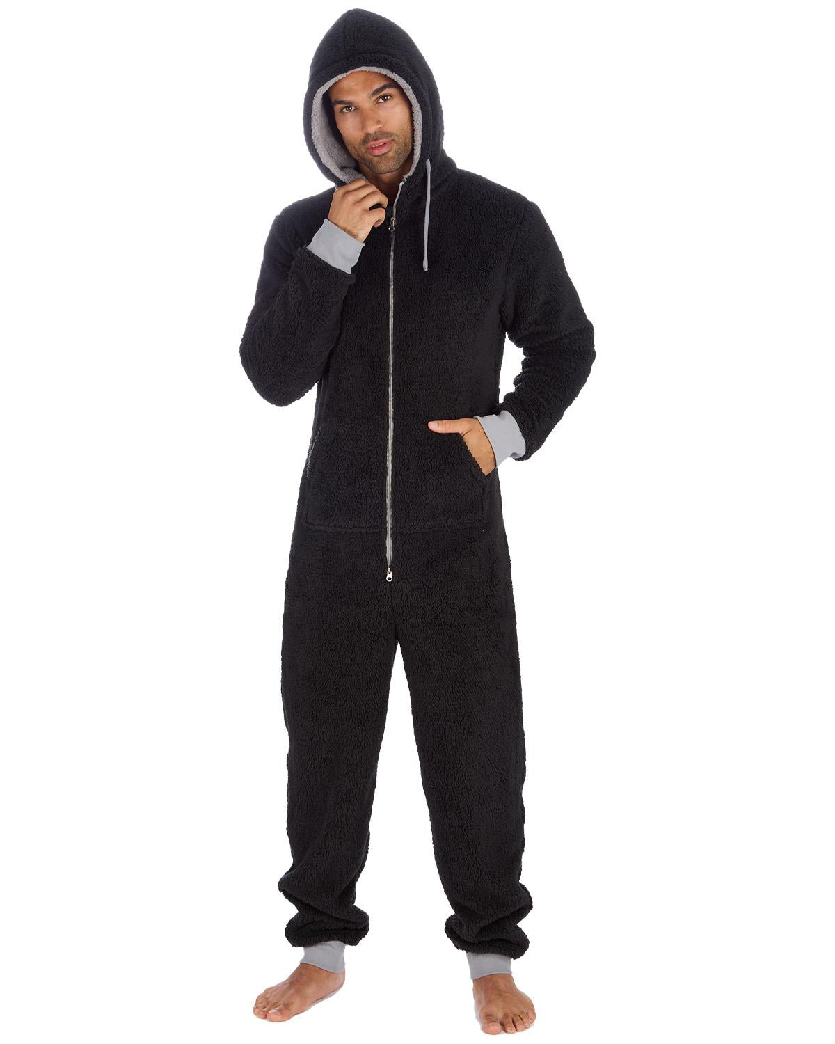 Slumber Hut Mens Snuggle Fleece Onesie
