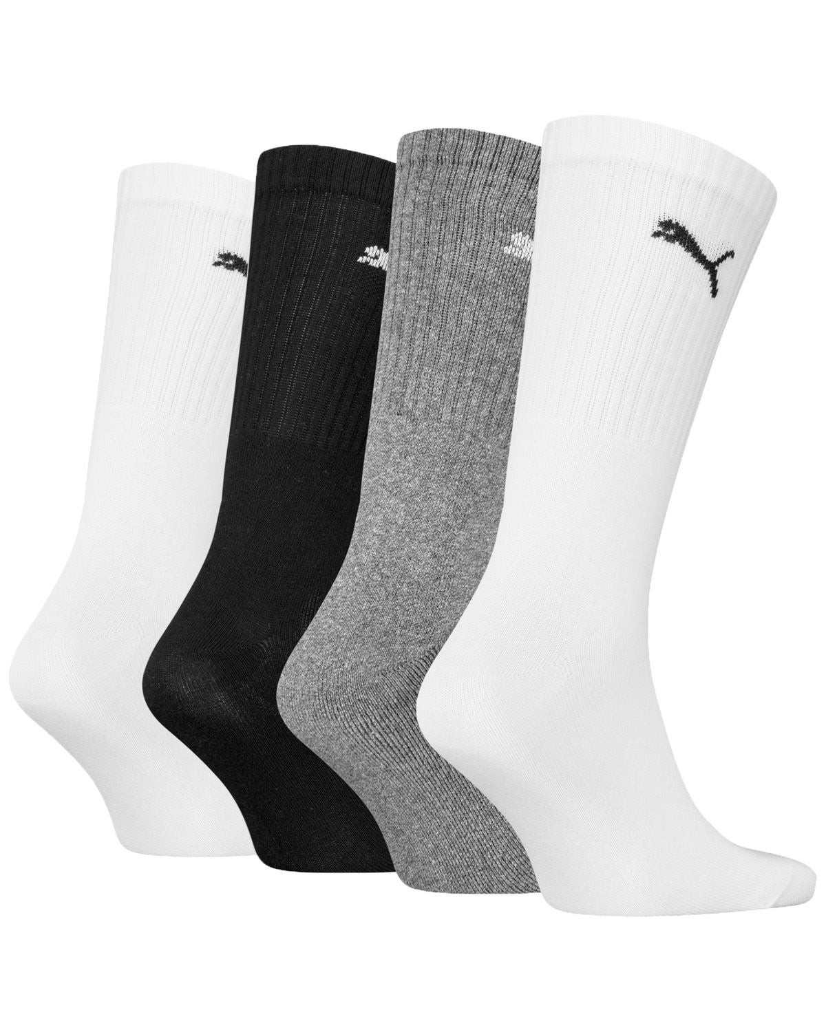 Puma Unisex 4 Pack Regular Crew Socks