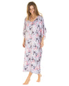 La Marquise Womans Silkyknit Floral Garden Kaftan